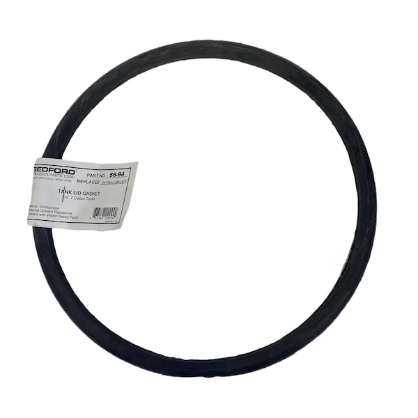 Bedford Precision Tank Lid Gasket, 2 Gallon, Stratoprene for DeVilbiss QMS-67